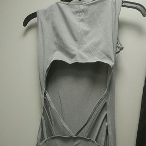 Gray long dress